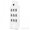 Armoire maison Amsterdam classique - Blanc